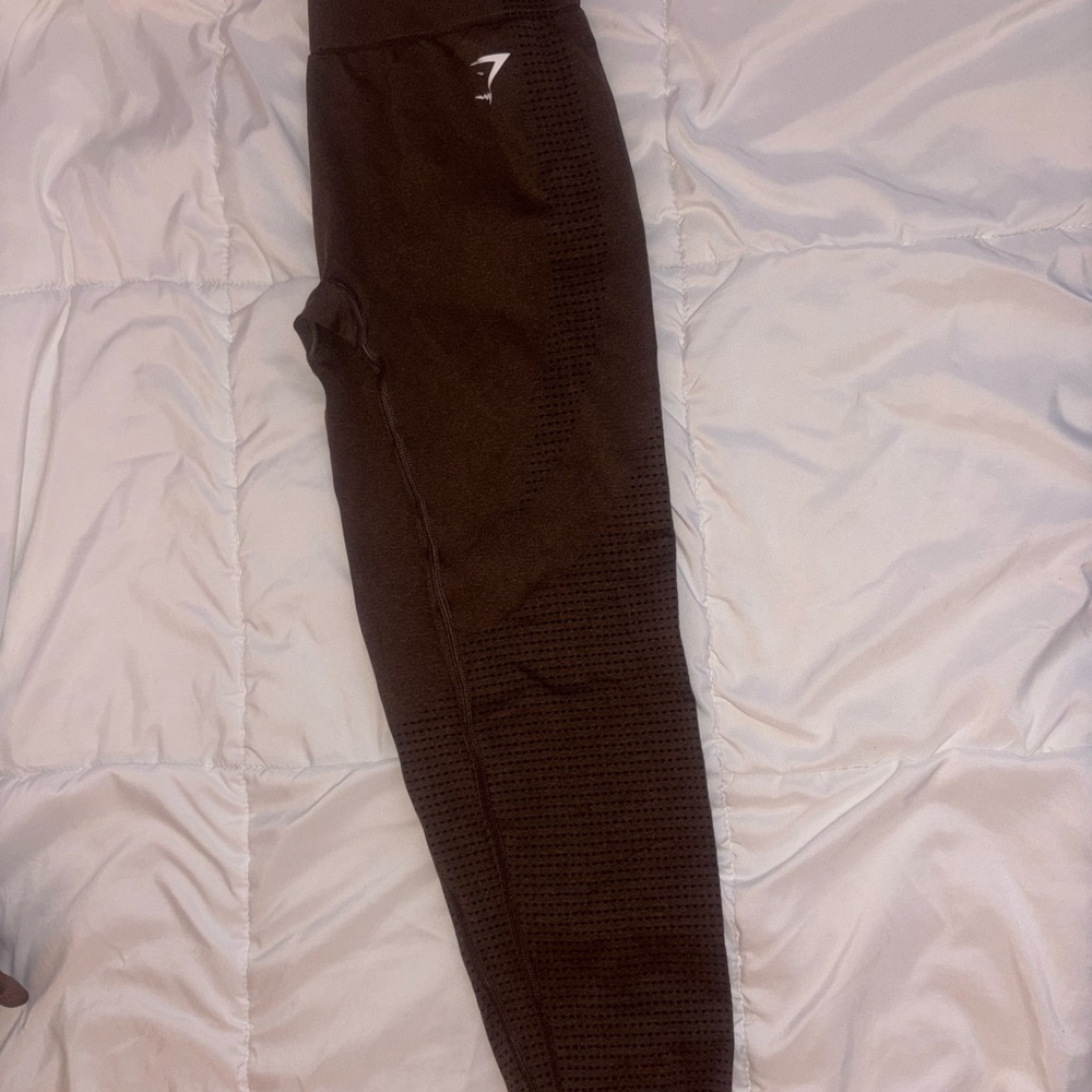 Gymshark Black High-Waist Vent Detail Leggings